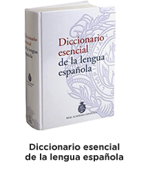 Portada del diccionario esencial de la lengua española.